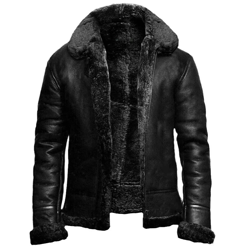 Men's Zip-Up Jacket Structured Collar - VibreMode