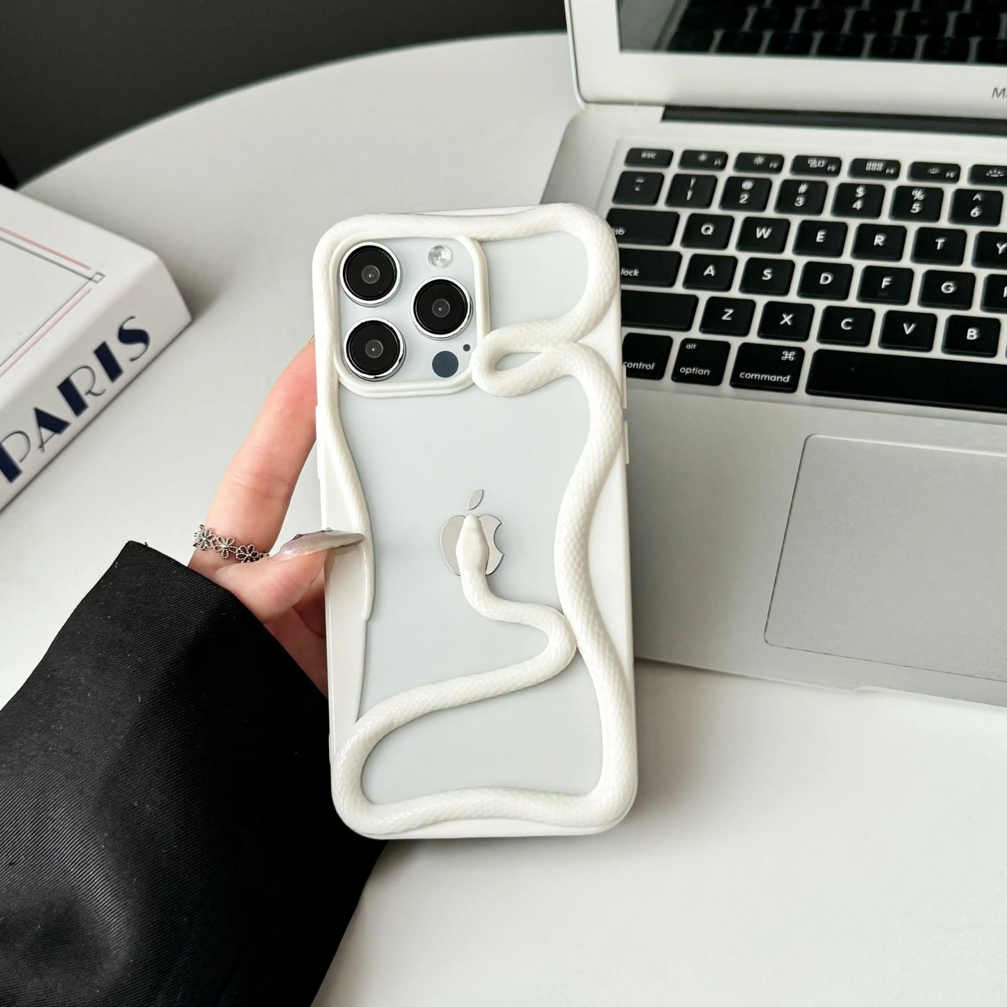 Edgy Black iPhone Cover