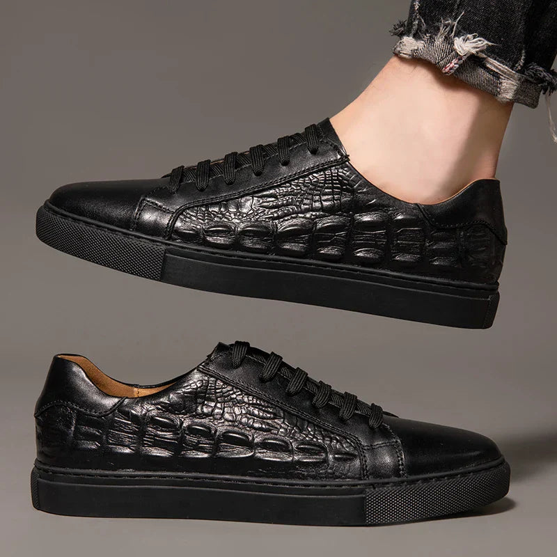 Premium Genuine Leather Trainers