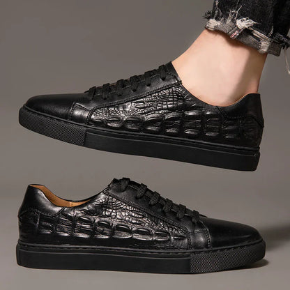 Premium Genuine Leather Trainers