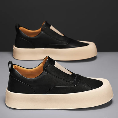 Lusano Men's Leather Sneakers - VibreMode