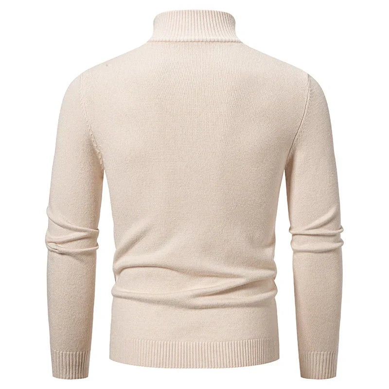 Cozy Textured Zip Up Sweater
