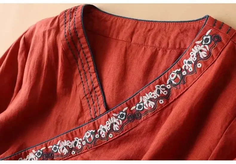 Casual Floral Lightweight Women Blouse