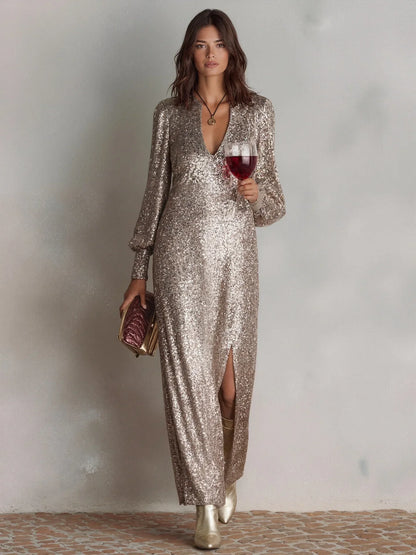 Women's Sparkly Sequin Dress
