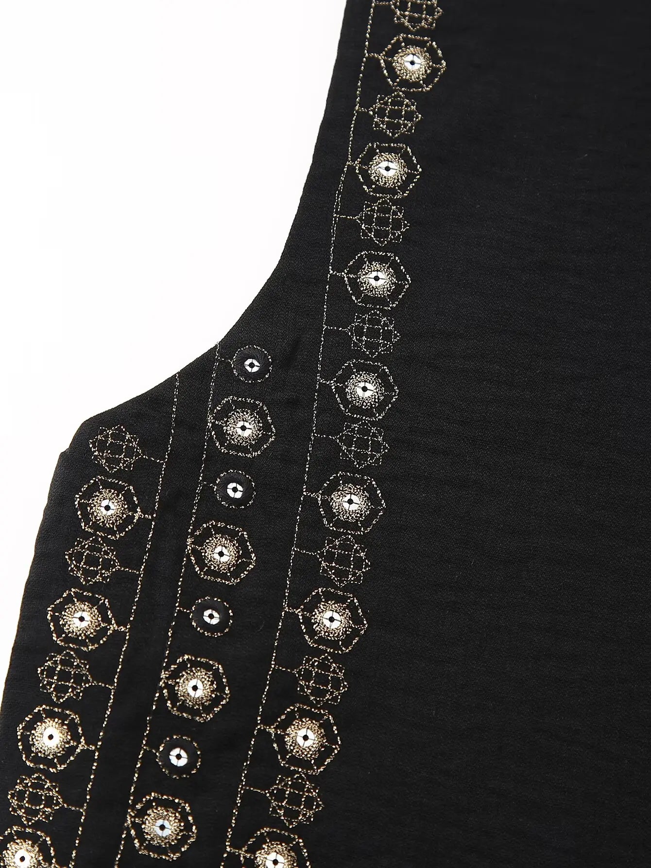 Glittery Embellished Festival Vest