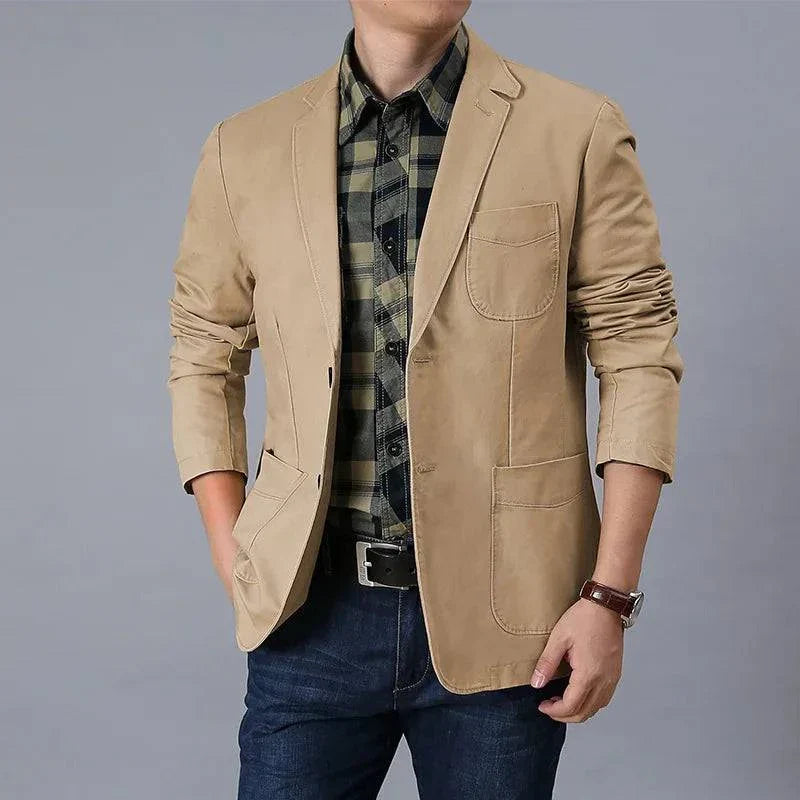 Men's Cotton Twill Blazer