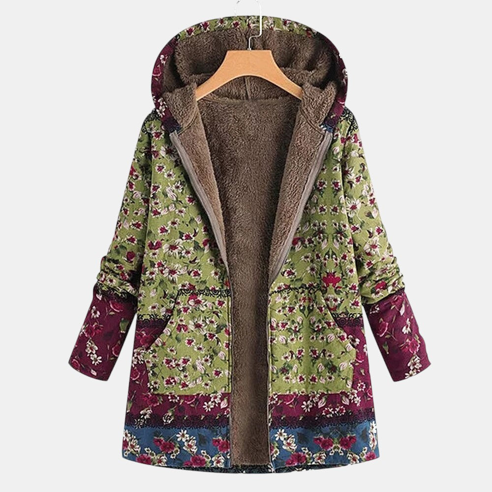 Gloria Women's Floral Coat - VibreMode