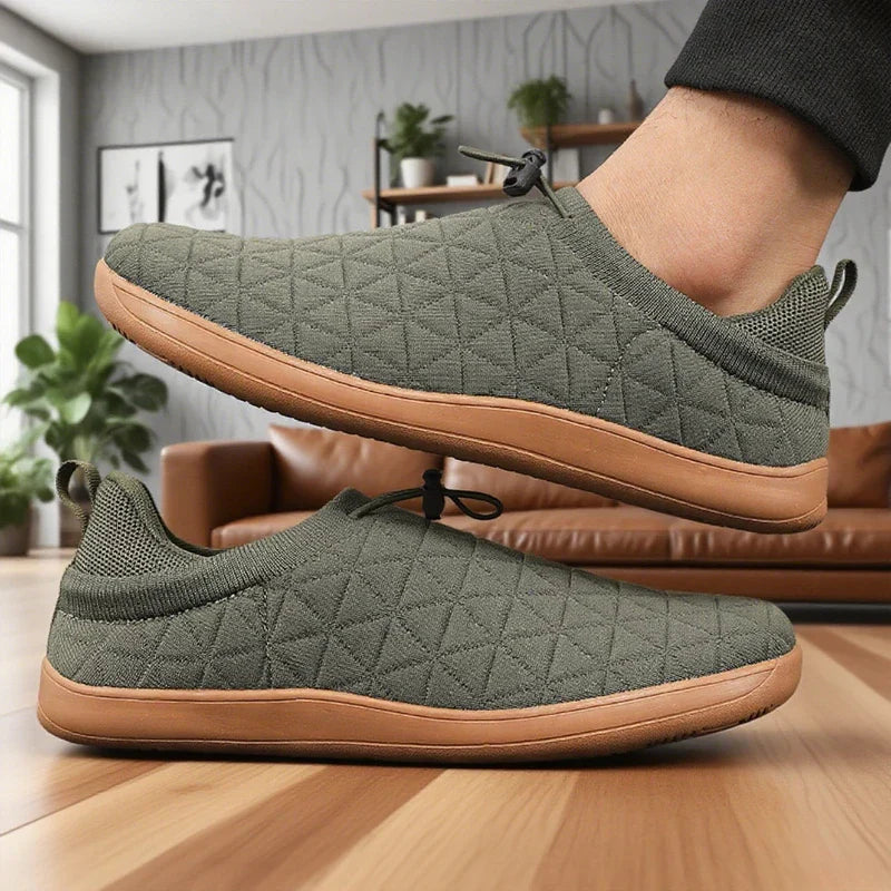Men's Comfortable Zero Drop Running Shoes Lightweight Breathable Sneakers