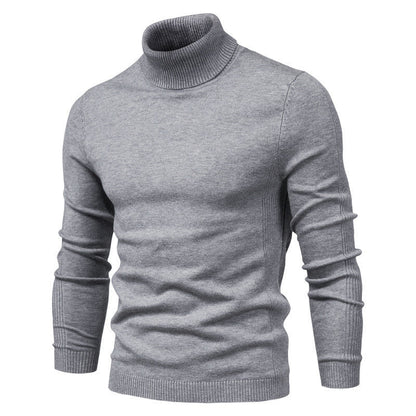 Relaxed Fit Men's Crew Neck Knit Sweater - VibreMode