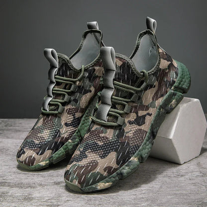 Army Green Camouflage Shoes - VibreMode