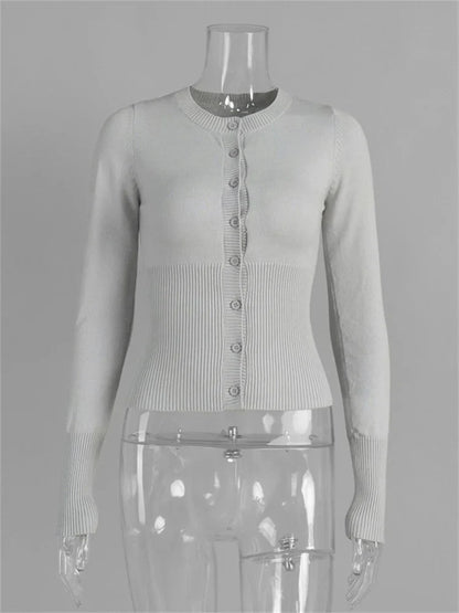 Alessina Women's Slim Fit Knit Cardigan
