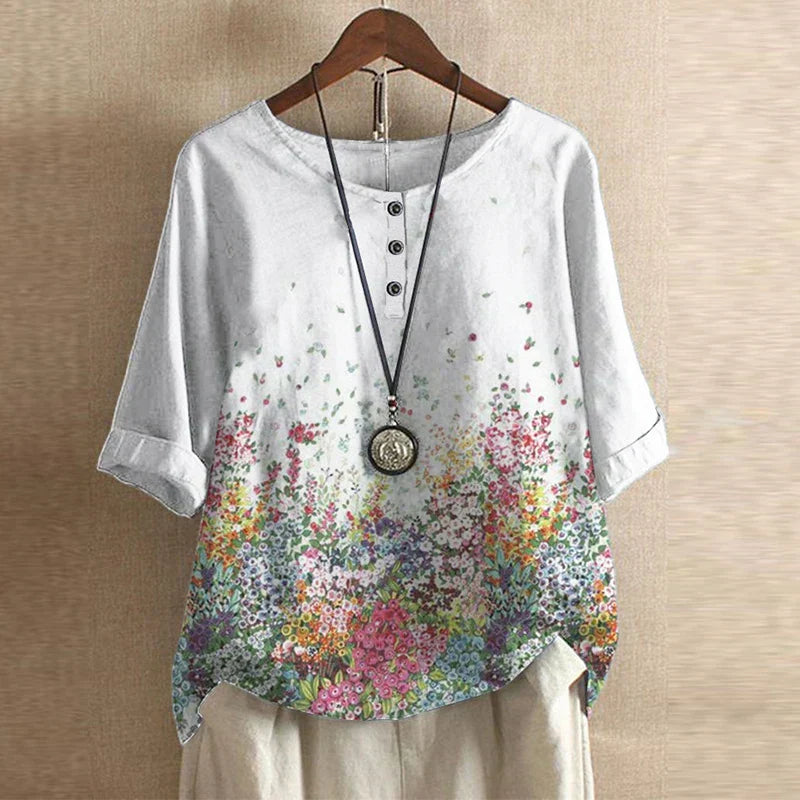 Women's Loose Fit Vintage Blouse