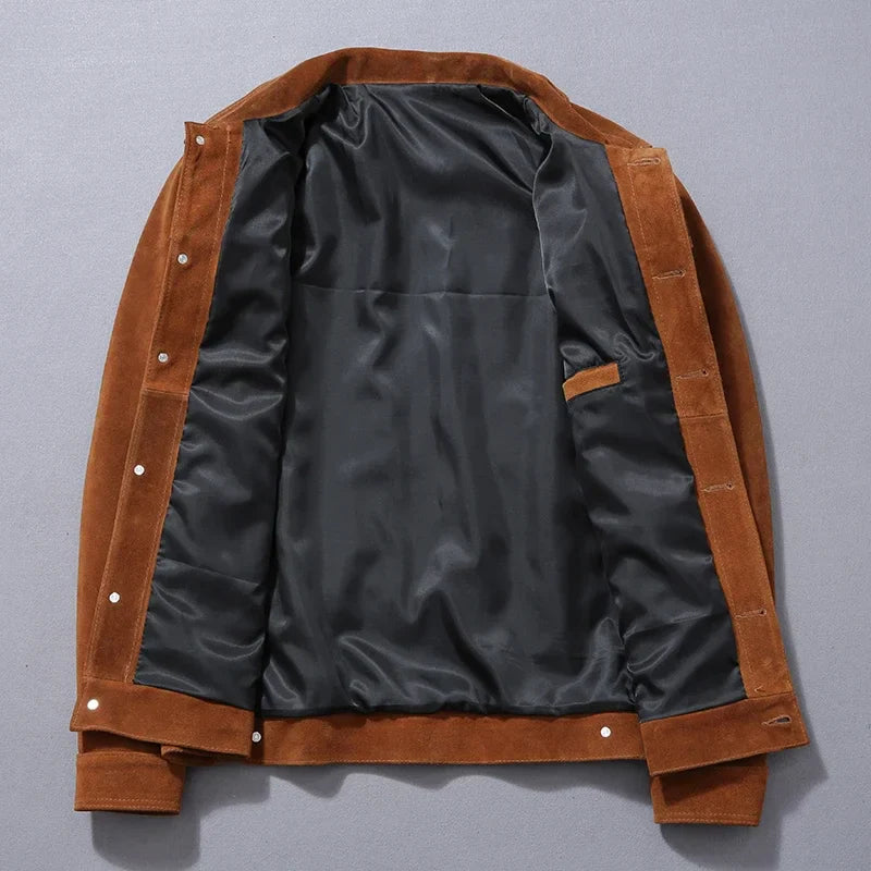 Soft Suede Leather Jacket