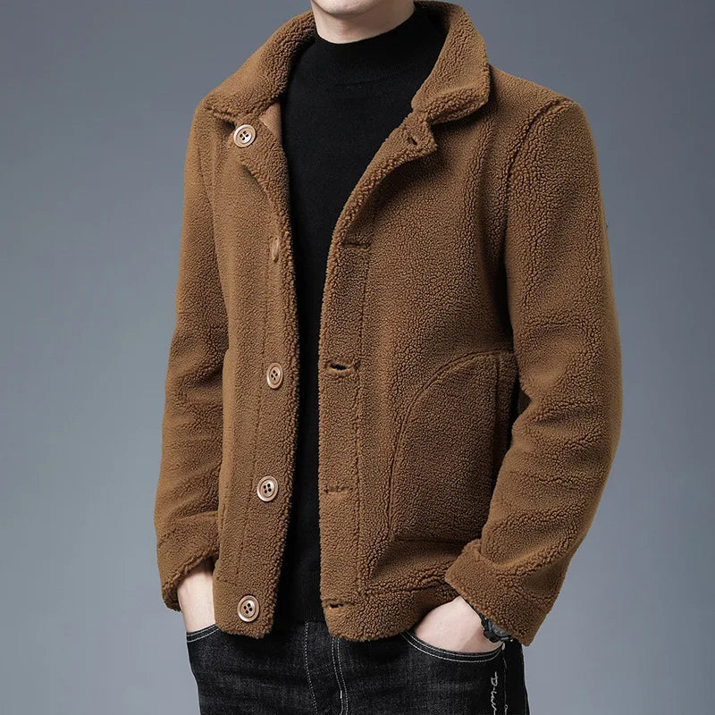 Luxurious Sheepskin Leather Jacket