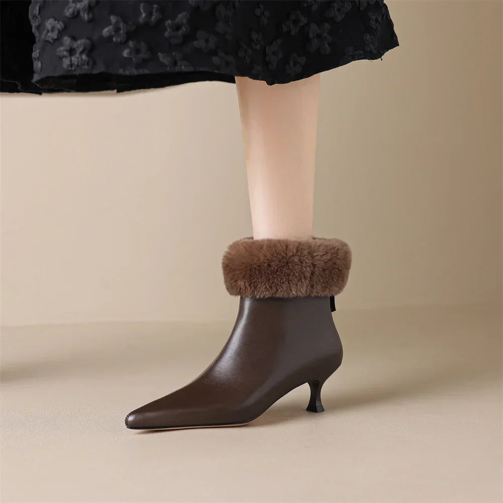 Women's Leather Ankle Boots