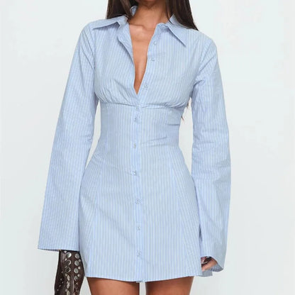 Women's Corset Shirt Dress