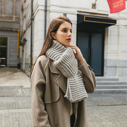 Women's Chunky Knit Scarf Merina
