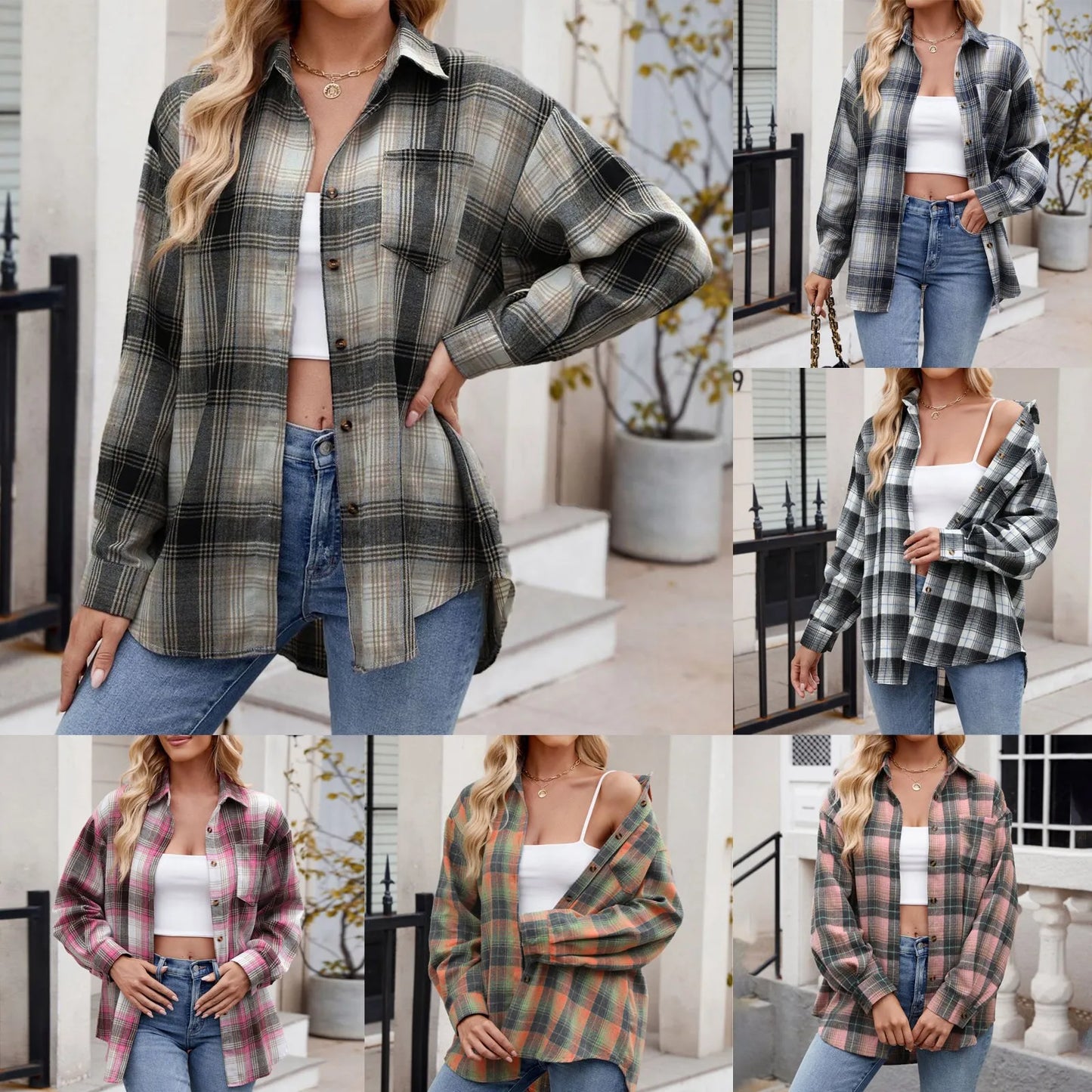 Soft Plaid Flannel Shirt