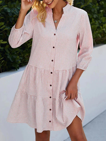 Classic Checked Ruffled Sundress