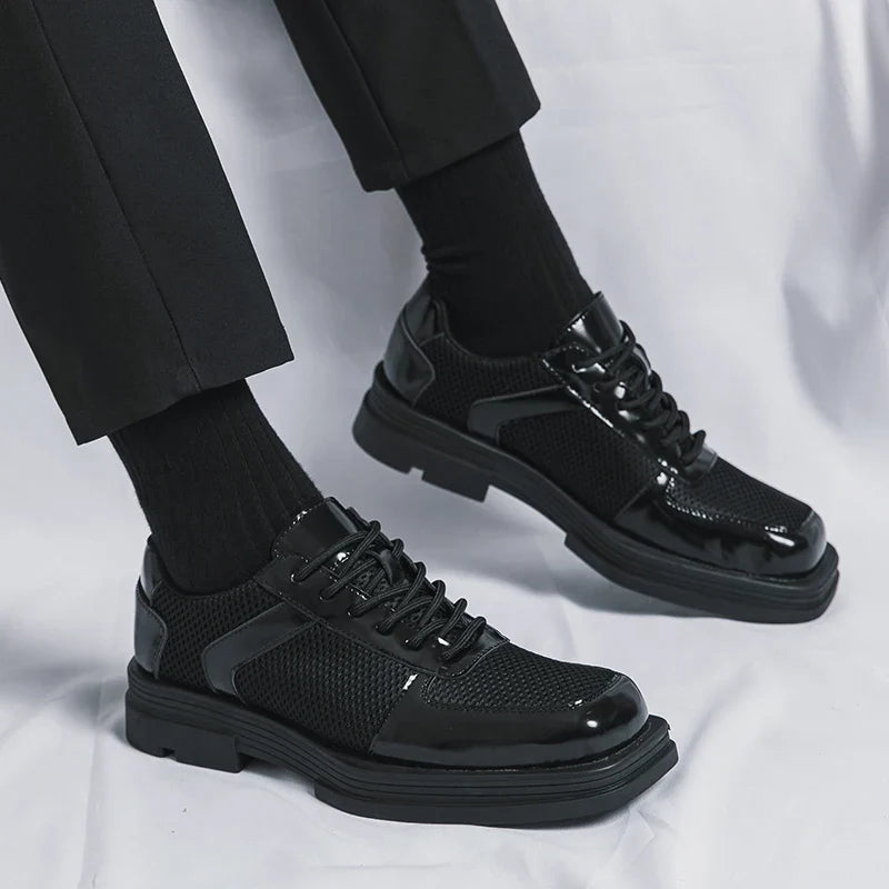 Men's Leather Derby Shoes