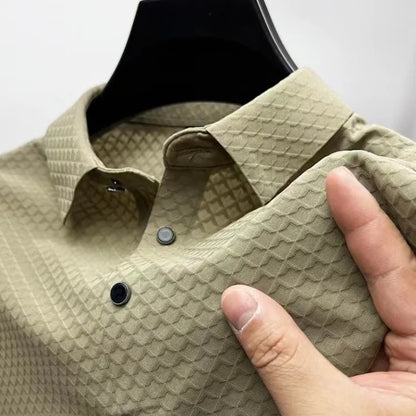 Smooth Silk Polo Shirt