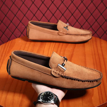 Luxurious Leather Slip On Shoes