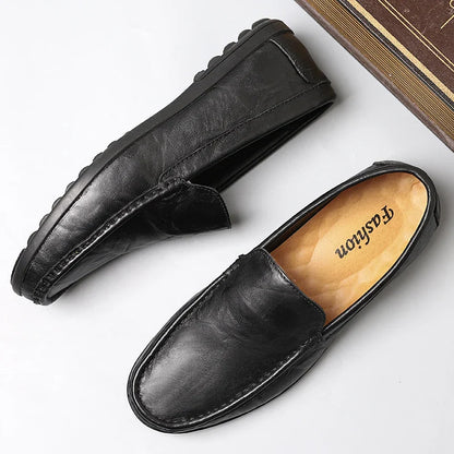 Men's Real Leather Slip On Shoes