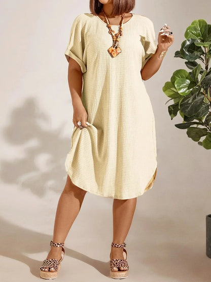Casual Loose Fit Women's Day Dress