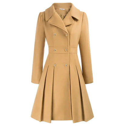 Women's Wool A-Line Peacoat
