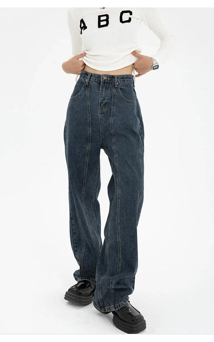 Classic Blue Straight Leg Jeans