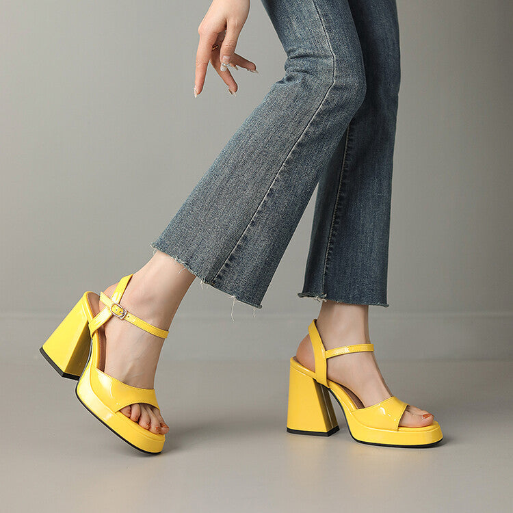 Shiny High Heel Shoes