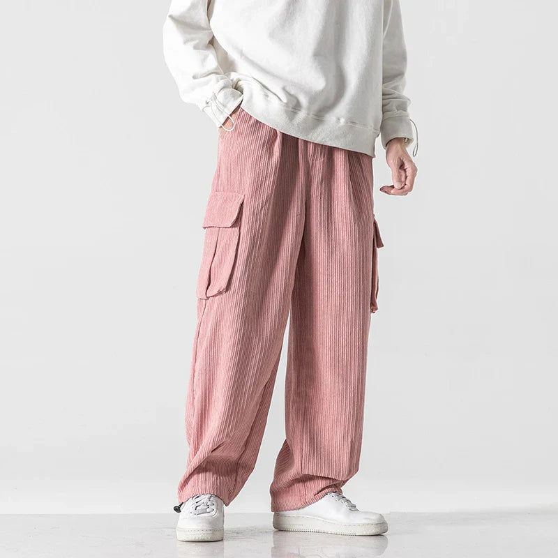 Soft Textured Corduroy Pants