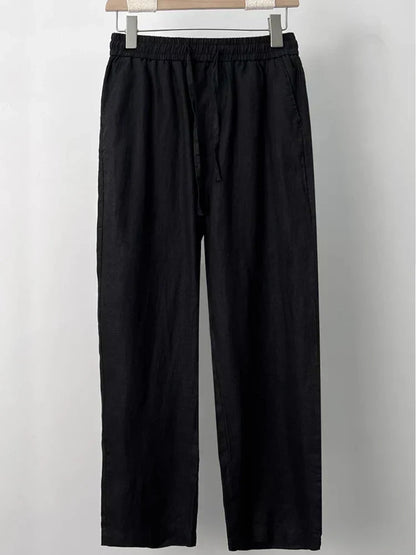 Casual Comfortable Elastic Waist Trousers
