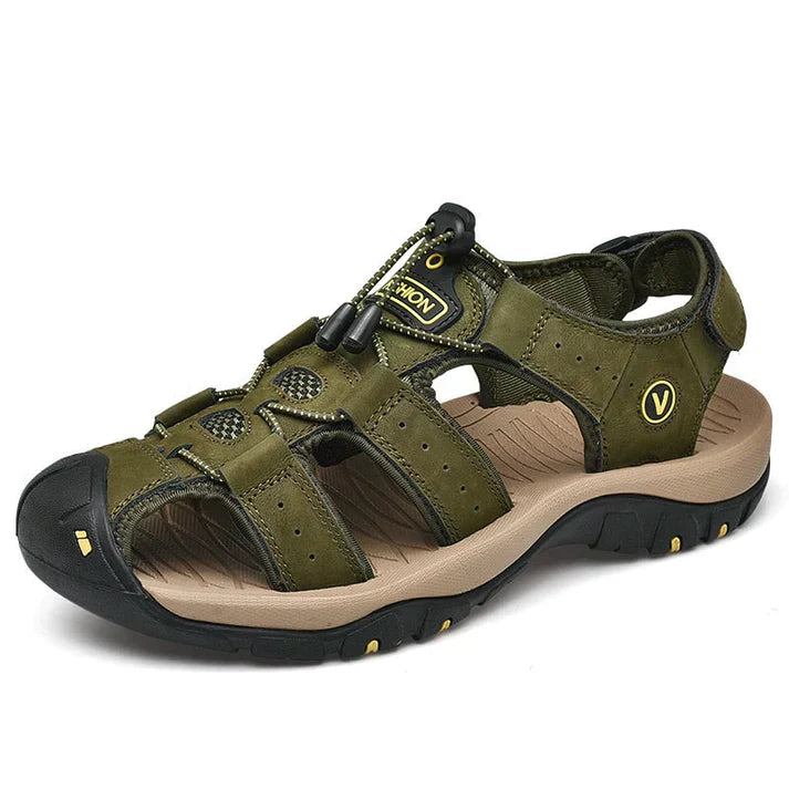 Men's Closed Toe Sandals Adjustable Strap