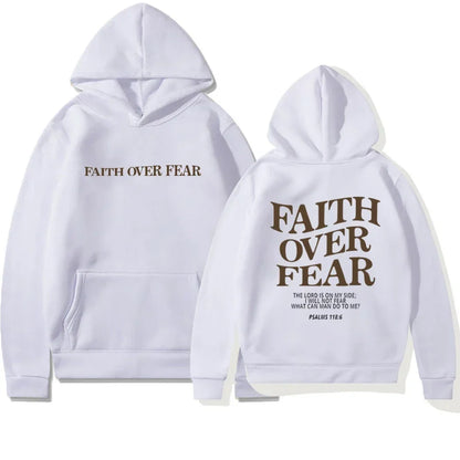 Women's Oversized Hoodie Bible Verse Print Sweatshirt