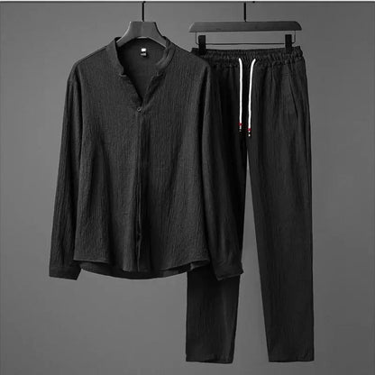 Vivnan Women's Linen Two Piece Suit