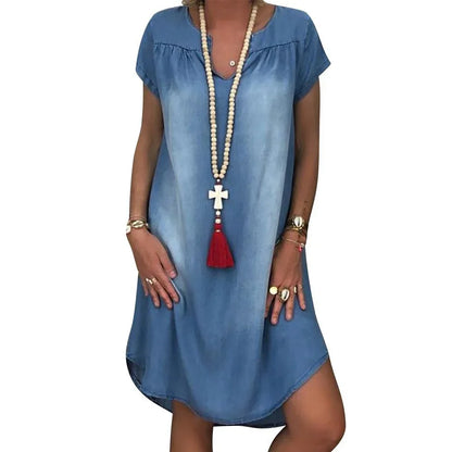 Women's Flowy Denim Dress
