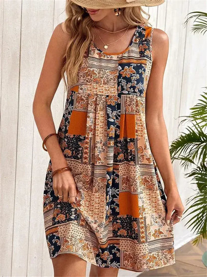 Women's Strapless Fit Flare Dress