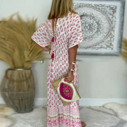 Women's Boho Maxi Dress Loose Fit
