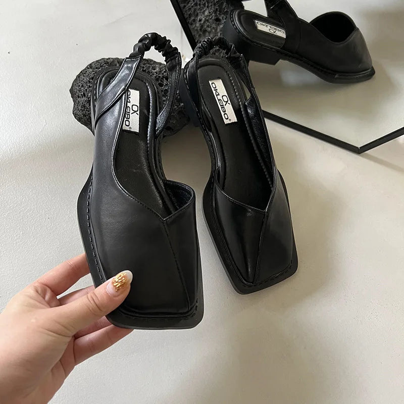 Blair | Chic Summer Open Toe Slingback Sandals