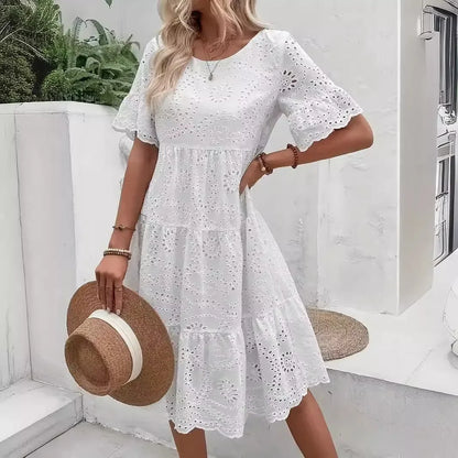 Lace Midi Dress for Women