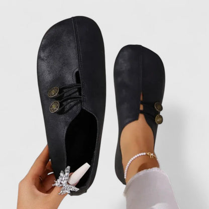 Women's Flat Loafers Slip-On Closed-Toe Shoes - VibreMode