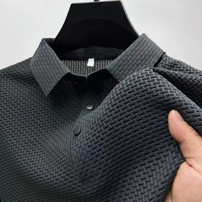 Stanley Men's Polo Shirt Waffle Knit