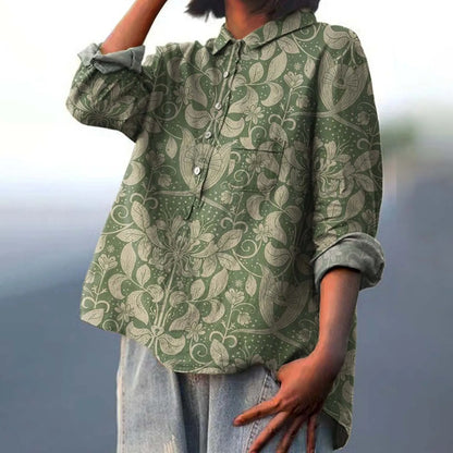 Floral Women's Casual Spring Blouse