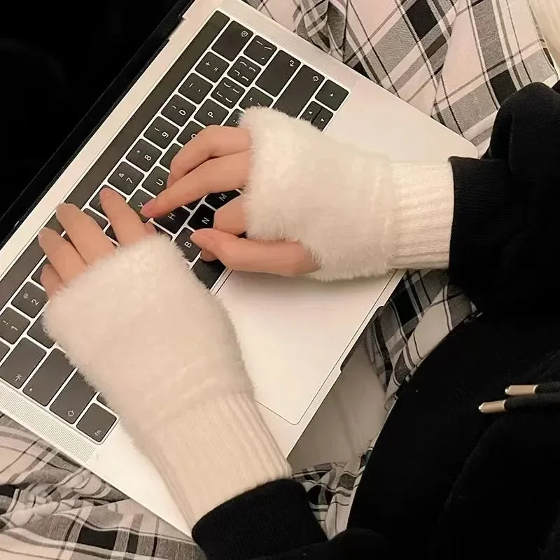 Serona Fingerless Fleece Hand Warmers - VibreMode