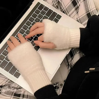 Serona Fingerless Fleece Hand Warmers - VibreMode