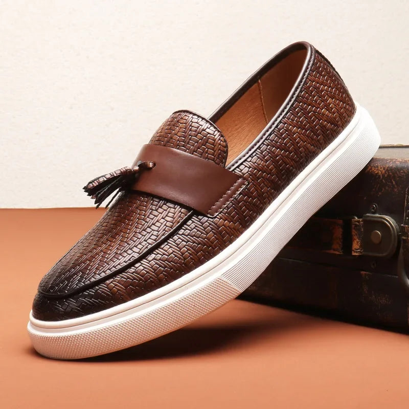 Men's Leather Formal Loafers - VibreMode