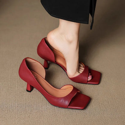 Vasanti Women's Leather High Heels - VibreMode