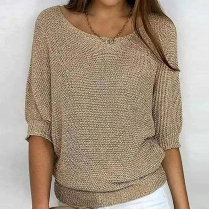 Women's Breathable Knit Sweater Lightweight Summer Jumper