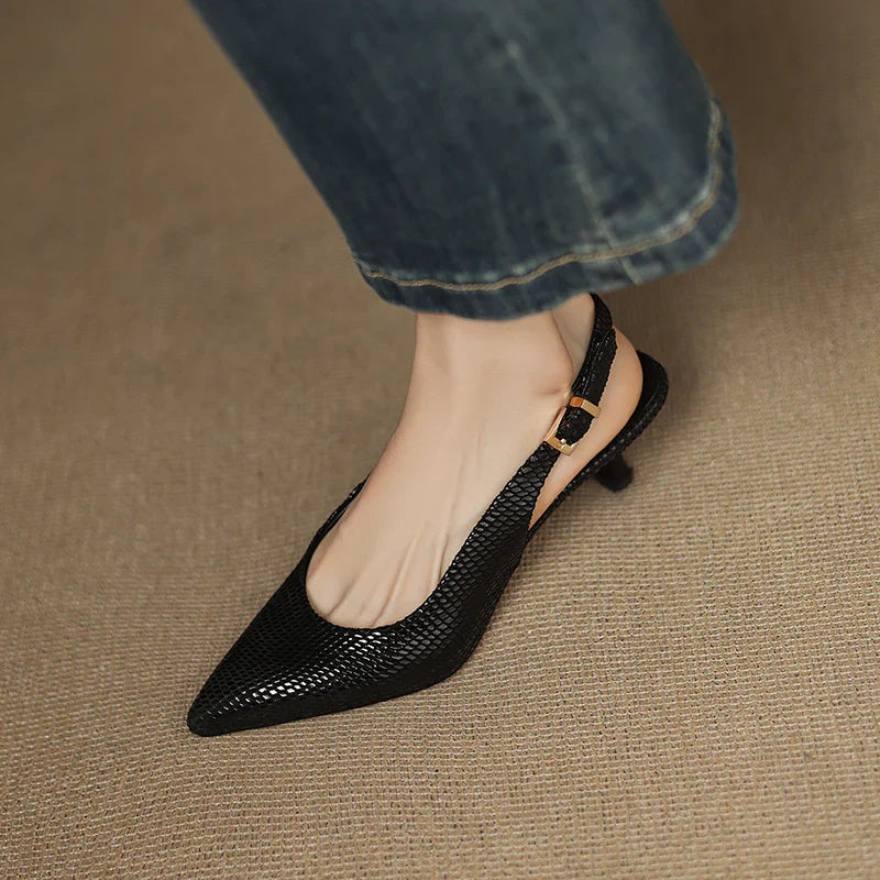Elegant Black Heel Shoes